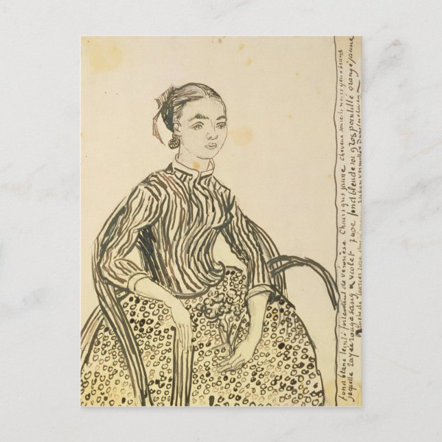 Vincent van Gogh | Portrait of a Young Girl, 1888 Postcard (Front)