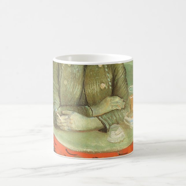 Vincent van Gogh - Portrait of Agostina Segatori Coffee Mug (Center)