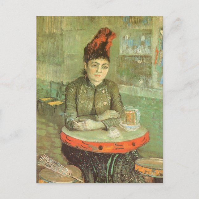 Vincent van Gogh - Portrait of Agostina Segatori Postcard (Front)