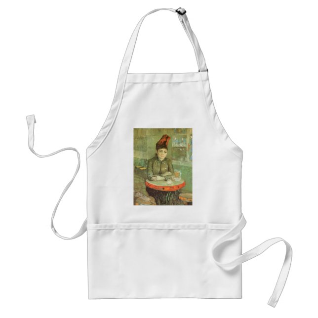 Vincent van Gogh - Portrait of Agostina Segatori Standard Apron (Front)