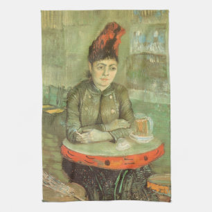 Vincent van Gogh - Portrait of Agostina Segatori Tea Towel