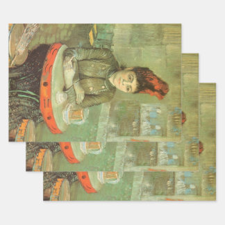 Vincent van Gogh - Portrait of Agostina Segatori Wrapping Paper Sheet