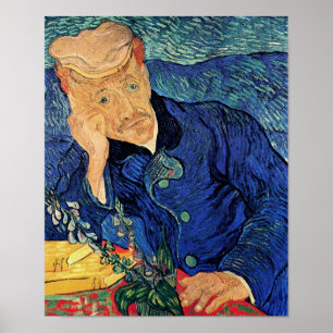 Vincent Van Gogh - Portrait Of Doctor Gachet Poster
