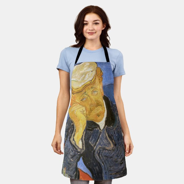 Vincent Van Gogh - Portrait of Doctor Paul Gachet Apron (Worn)