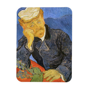 Vincent Van Gogh - Portrait of Doctor Paul Gachet Magnet