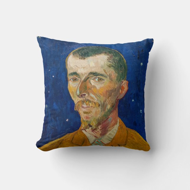 Vincent Van Gogh - Portrait of Eugene Boch, Arles Cushion (Front)