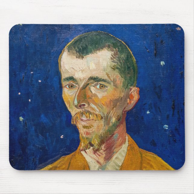 Vincent Van Gogh - Portrait of Eugene Boch, Arles Mouse Mat (Front)