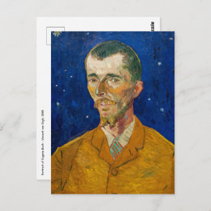 Vincent Van Gogh - Portrait of Eugene Boch, Arles Postcard