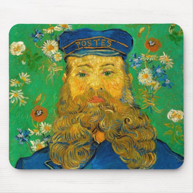 Vincent van Gogh - Portrait of Joseph Roulin Mouse Mat (Front)