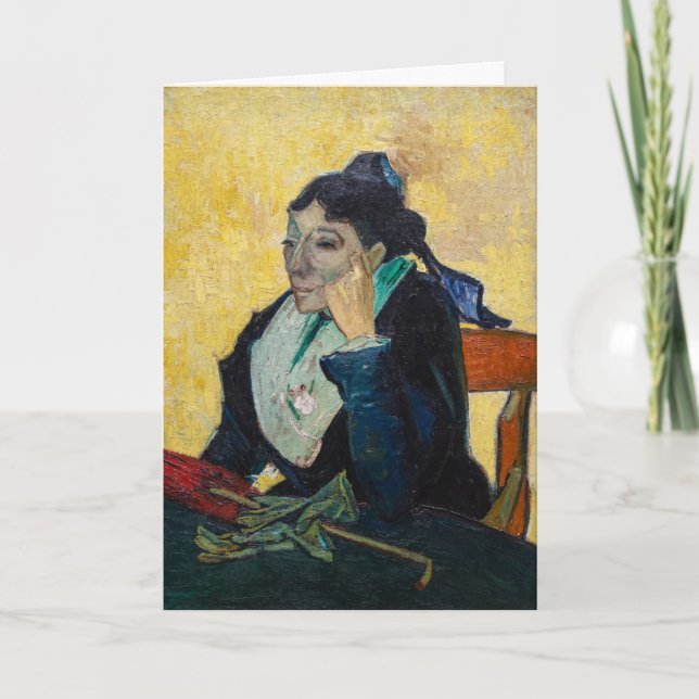 Vincent Van Gogh - Portrait of Madame Ginoux Card (Front)