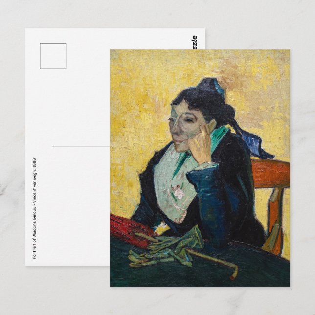 Vincent Van Gogh - Portrait of Madame Ginoux Postcard (Front/Back)