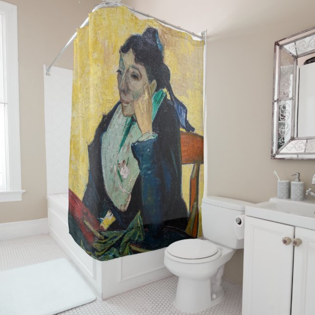 Vincent Van Gogh - Portrait of Madame Ginoux Shower Curtain (In Situ)
