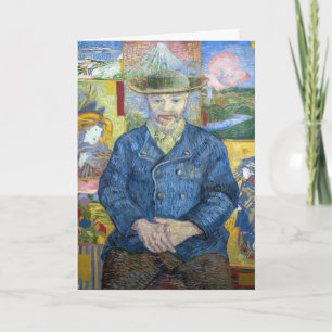 Vincent van Gogh - Portrait of Pere Tanguy Card
