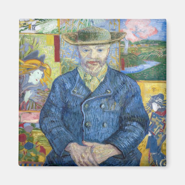 Vincent van Gogh - Portrait of Pere Tanguy Magnet (Front)