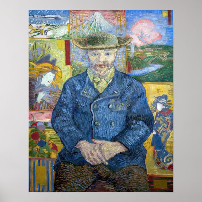 Vincent van Gogh - Portrait of Pere Tanguy Poster (Front)