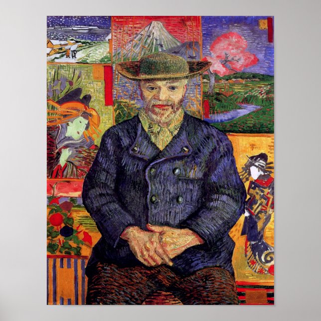 Vincent Van Gogh - Portrait Of Pere Tanguy Poster (Front)