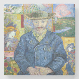 Vincent van Gogh - Portrait of Pere Tanguy Stone Coaster
