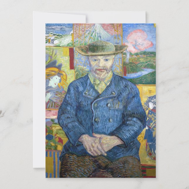 Vincent van Gogh - Portrait of Pere Tanguy Thank You Card (Front)