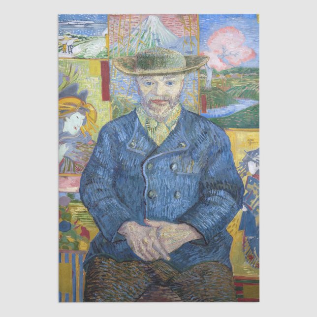 Vincent van Gogh - Portrait of Pere Tanguy Tissue Paper (Creator Uploaded)