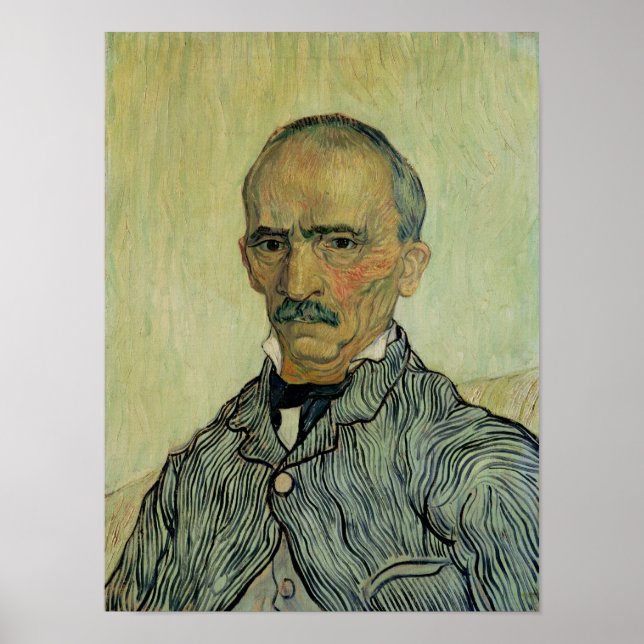 Vincent van Gogh | Portrait of Superintendant Poster (Front)