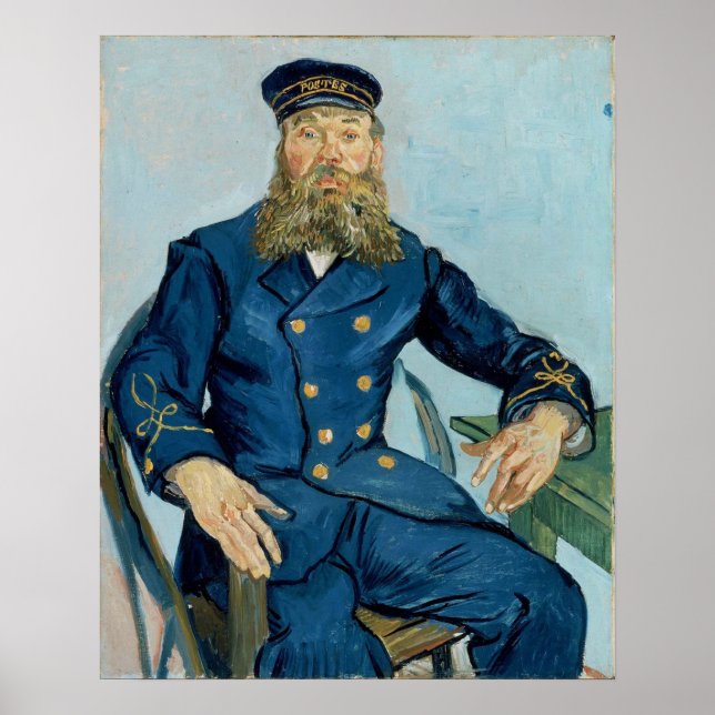 Vincent van Gogh Portrait of the Postman Joseph Poster (Front)