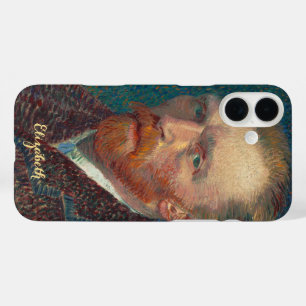 Vincent Van Gogh Portrait Vintage Art Monogrammed iPhone 16 Plus Case