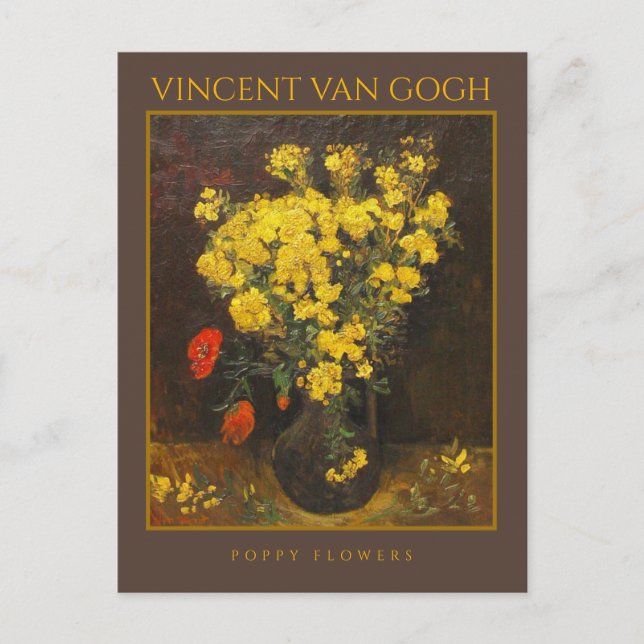 VINCENT VAN GOGH ... POSTCARD (Front)