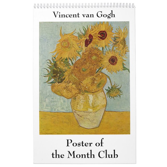 Vincent van Gogh Poster of the Month Club Calendar (Cover)