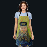 Vincent Van Gogh - Postman Joseph Roulin Apron<br><div class="desc">Portrait of the Postman Joseph Roulin / Joseph-Etienne Roulin,  le postier - Vincent Van Gogh,  April 1889</div>