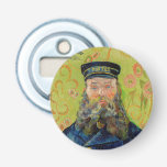 Vincent Van Gogh - Postman Joseph Roulin Bottle Opener<br><div class="desc">Portrait of the Postman Joseph Roulin / Joseph-Etienne Roulin,  le postier - Vincent Van Gogh,  April 1889</div>