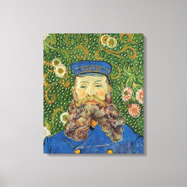 Vincent Van Gogh - Postman Joseph Roulin Canvas Print (Front)