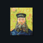 Vincent Van Gogh - Postman Joseph Roulin Canvas Print<br><div class="desc">Portrait of the Postman Joseph Roulin / Joseph-Etienne Roulin,  le postier - Vincent Van Gogh,  April 1889</div>