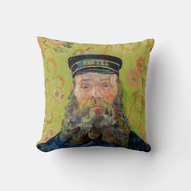 Vincent Van Gogh - Postman Joseph Roulin Cushion (Front)