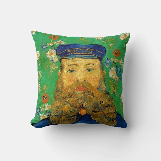 Vincent Van Gogh - Postman Joseph Roulin Cushion (Front)