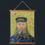 Vincent Van Gogh - Postman Joseph Roulin Hanging Tapestry<br><div class="desc">Portrait of the Postman Joseph Roulin / Joseph-Etienne Roulin,  le postier - Vincent Van Gogh,  April 1889</div>