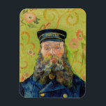 Vincent Van Gogh - Postman Joseph Roulin Magnet<br><div class="desc">Portrait of the Postman Joseph Roulin / Joseph-Etienne Roulin,  le postier - Vincent Van Gogh,  April 1889</div>