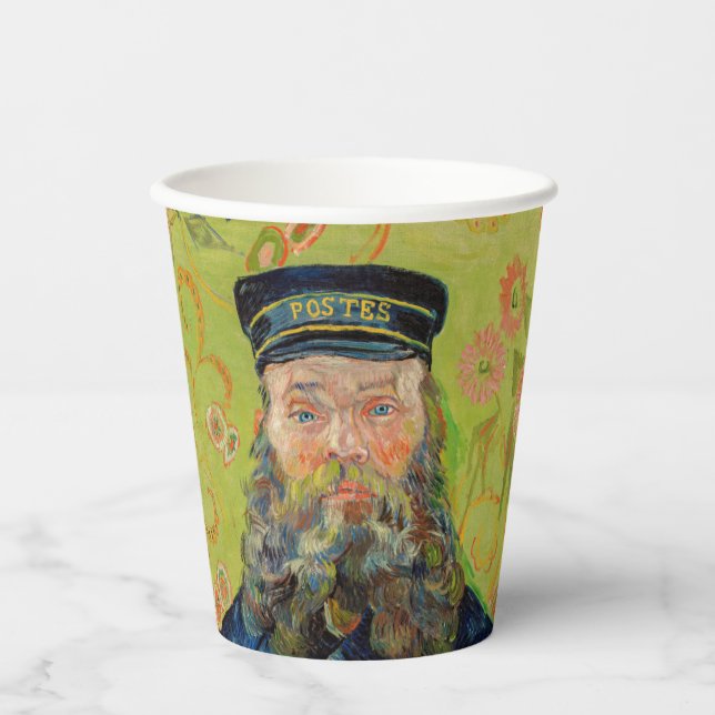 Vincent Van Gogh - Postman Joseph Roulin Paper Cups (Front)