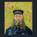 Vincent Van Gogh - Postman Joseph Roulin Poster<br><div class="desc">Portrait of the Postman Joseph Roulin / Joseph-Etienne Roulin,  le postier - Vincent Van Gogh,  April 1889</div>