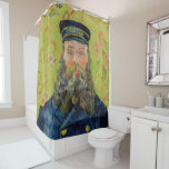Vincent Van Gogh - Postman Joseph Roulin Shower Curtain<br><div class="desc">Portrait of the Postman Joseph Roulin / Joseph-Etienne Roulin,  le postier - Vincent Van Gogh,  April 1889</div>