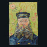 Vincent Van Gogh - Postman Joseph Roulin Tea Towel<br><div class="desc">Portrait of the Postman Joseph Roulin / Joseph-Etienne Roulin,  le postier - Vincent Van Gogh,  April 1889</div>