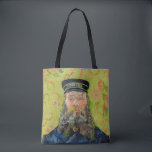 Vincent Van Gogh - Postman Joseph Roulin Tote Bag<br><div class="desc">Portrait of the Postman Joseph Roulin / Joseph-Etienne Roulin,  le postier - Vincent Van Gogh,  April 1889</div>