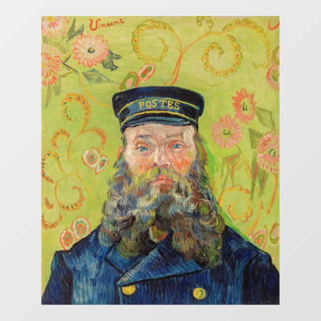 Vincent Van Gogh - Postman Joseph Roulin Window Cling (Sheet)