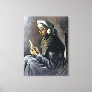 Vincent van Gogh Potato Peeler Canvas Print