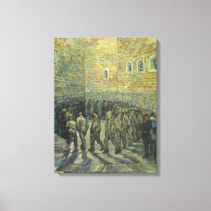 Vincent van Gogh - Prisoners Exercising Canvas Print