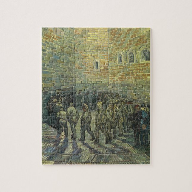 Vincent van Gogh - Prisoners Exercising Jigsaw Puzzle (Vertical)