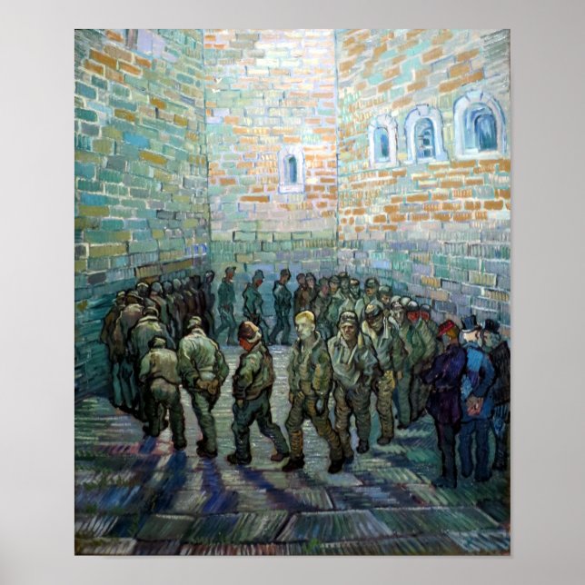 Vincent van Gogh Prisoners Exercising Poster (Front)