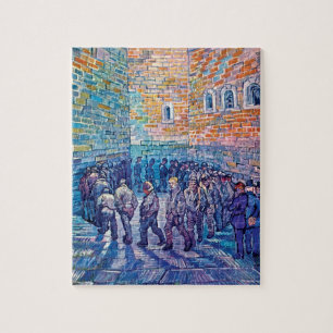 Vincent Van Gogh - Prisoners Walking The Round Jigsaw Puzzle