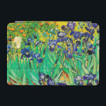 vincent van gogh purple irises iPad mini cover<br><div class="desc">Van Gogh purple irises.   Digitally enhanced by PixDezines.
com.   All rights reserved</div>