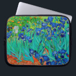 vincent van gogh purple irises laptop sleeve<br><div class="desc">Van Gogh purple irises.   Digitally enhanced by PixDezines.
com.   All rights reserved</div>