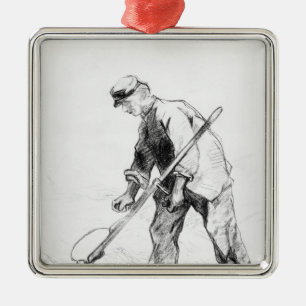 Vincent van Gogh Reaper Metal Tree Decoration